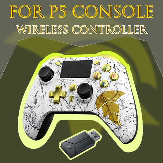 For PS5 Console Wireless Gamepad W/ Turbo Dual Sense Vibrate Controller Programming Function Gaming Joystick Accessories