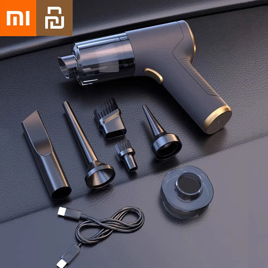 Xiaomi Youpin Car Vacuum Cleaner Powerful Cleaning Machine Strong Suction Handheld For Car Home Portable Wireless Cleaner New